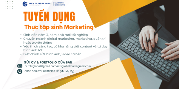 Tuyển dụng Thực Tập Sinh MARKETING